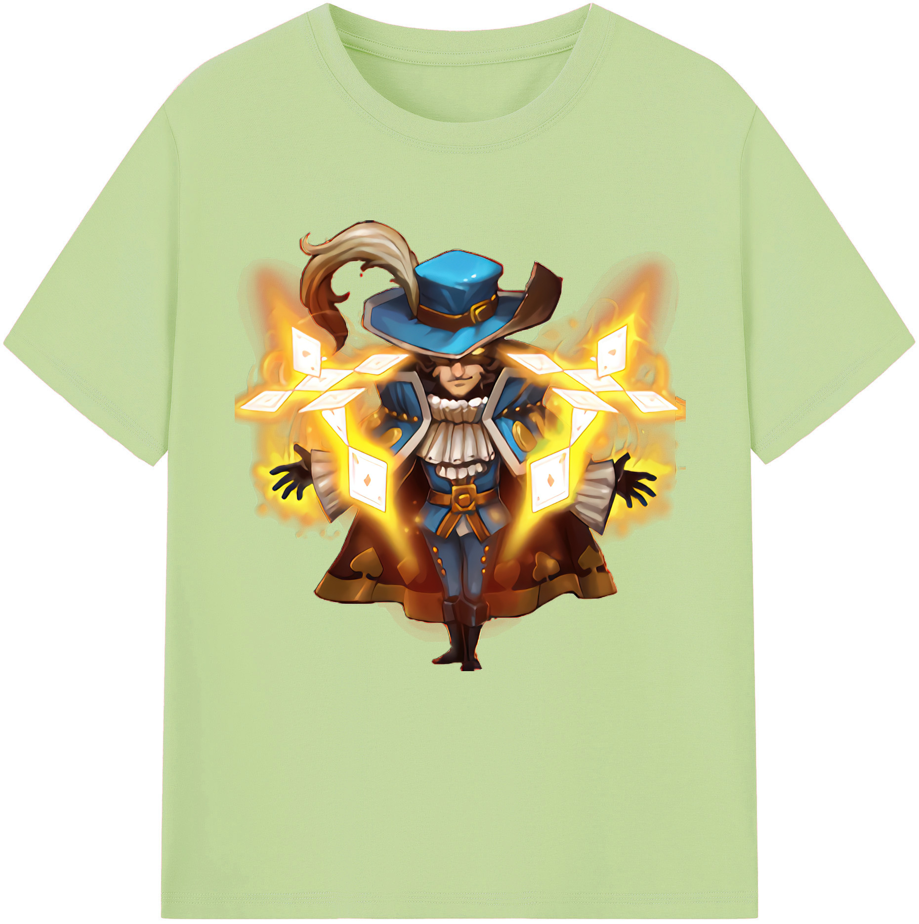 リーグ・オブ・レジェンド League of Legends LOL 綿100％半袖Tシャツ（フロントプリント）